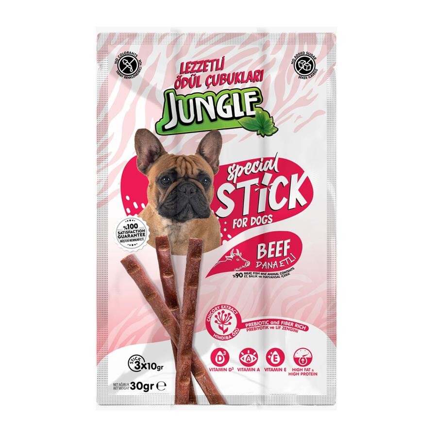Jungle Dana Etli Stick Köpek Ödülü 3 X 10 GR | SRC: Barcode: 8682631205621